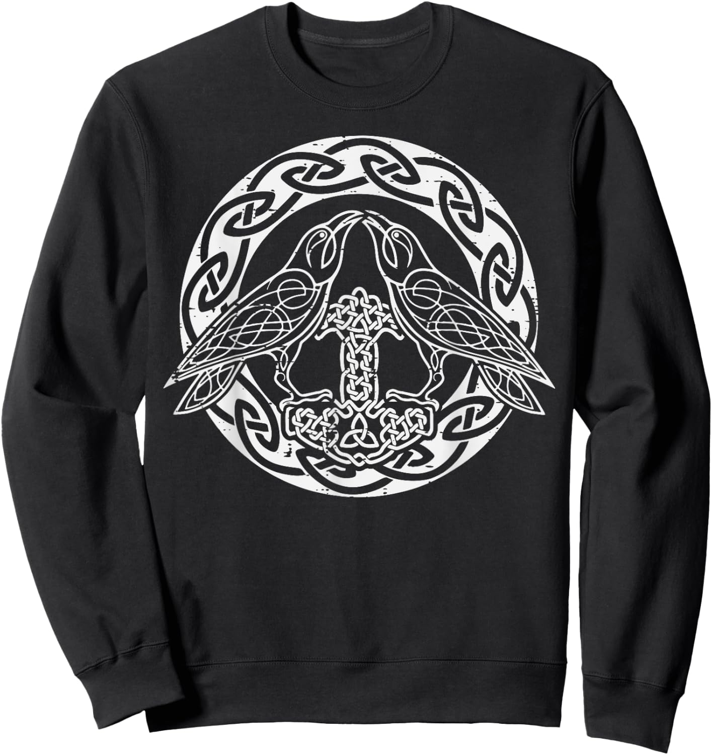 Viking Ravens Huginn Munnin Norse Mythology Men Women Kids Sweatshirt - Sweatshirt | Black