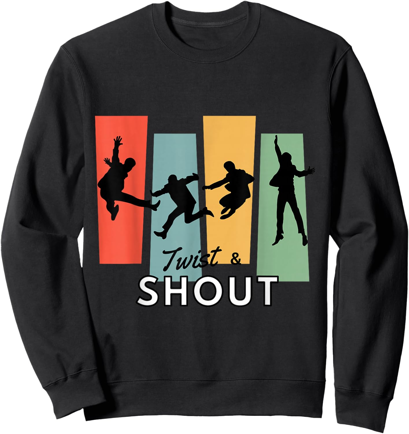 Twist & Shout! 1960s Beat Group Tribute Sweatshirt - Sweatshirt | Black