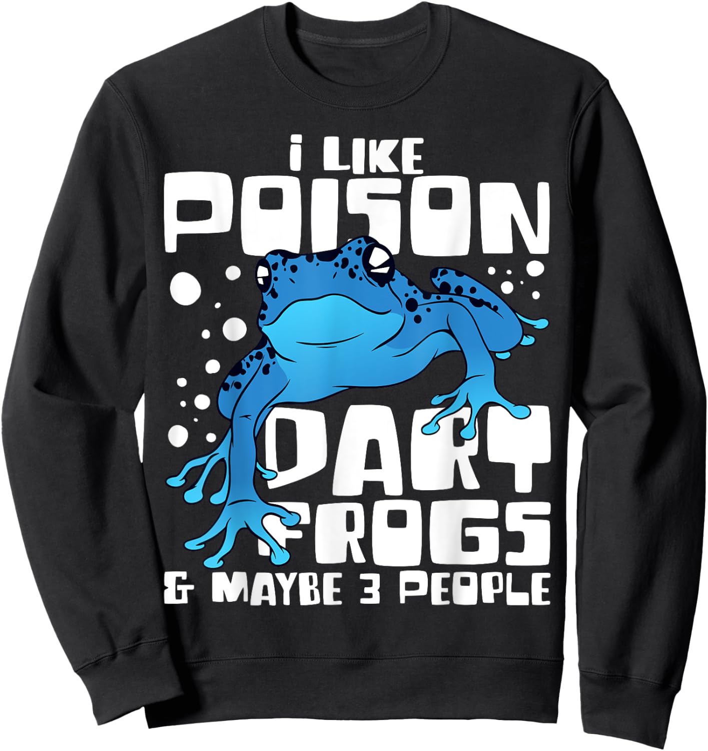 Poison Dart Frog Funny Animals Pet Sweatshirt - Sweatshirt | Black