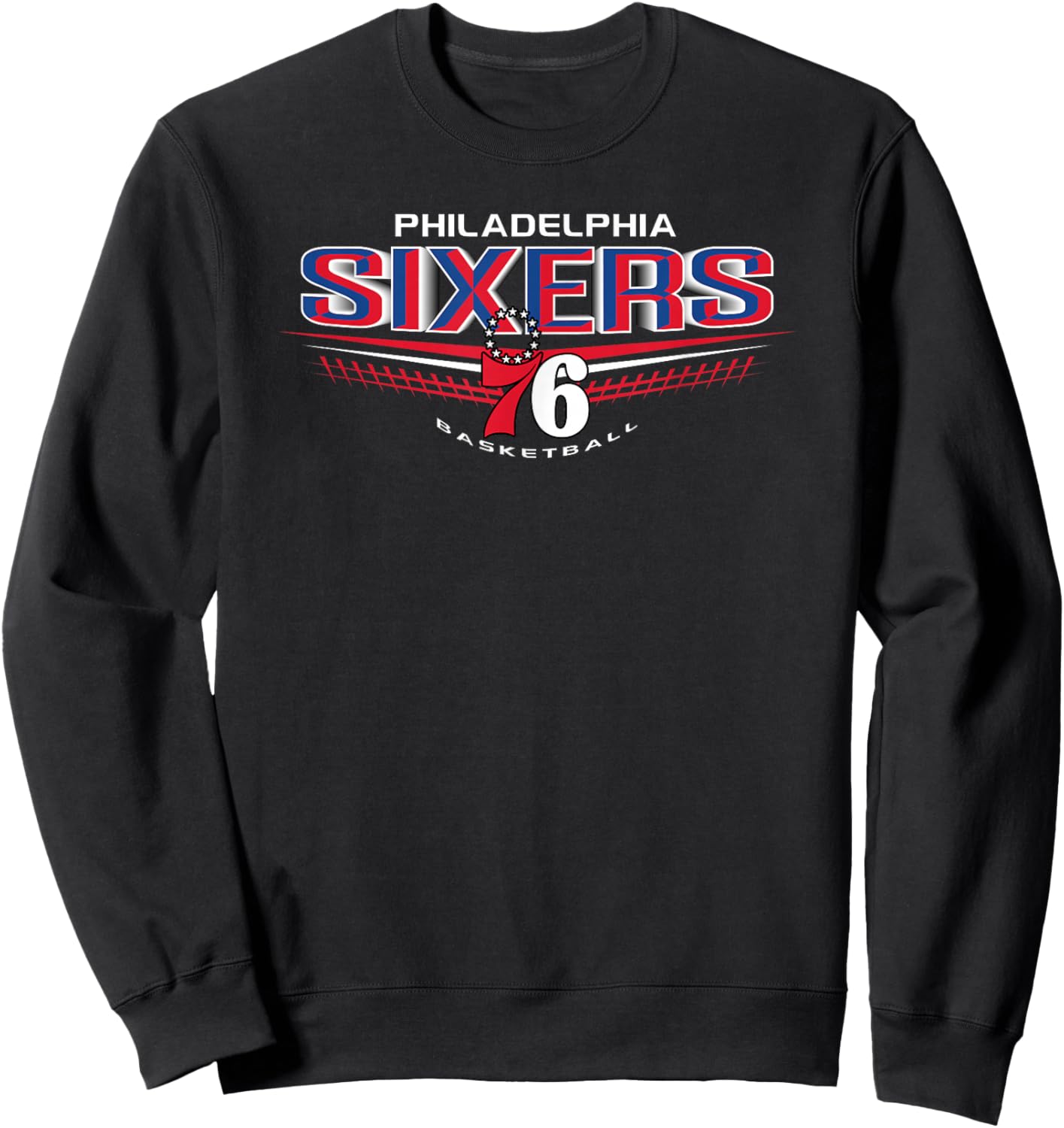 PHILADELPHIA 76 NBA Philadelphia 76ers El Dorado Black Sweatshirt - Sweatshirt | Black