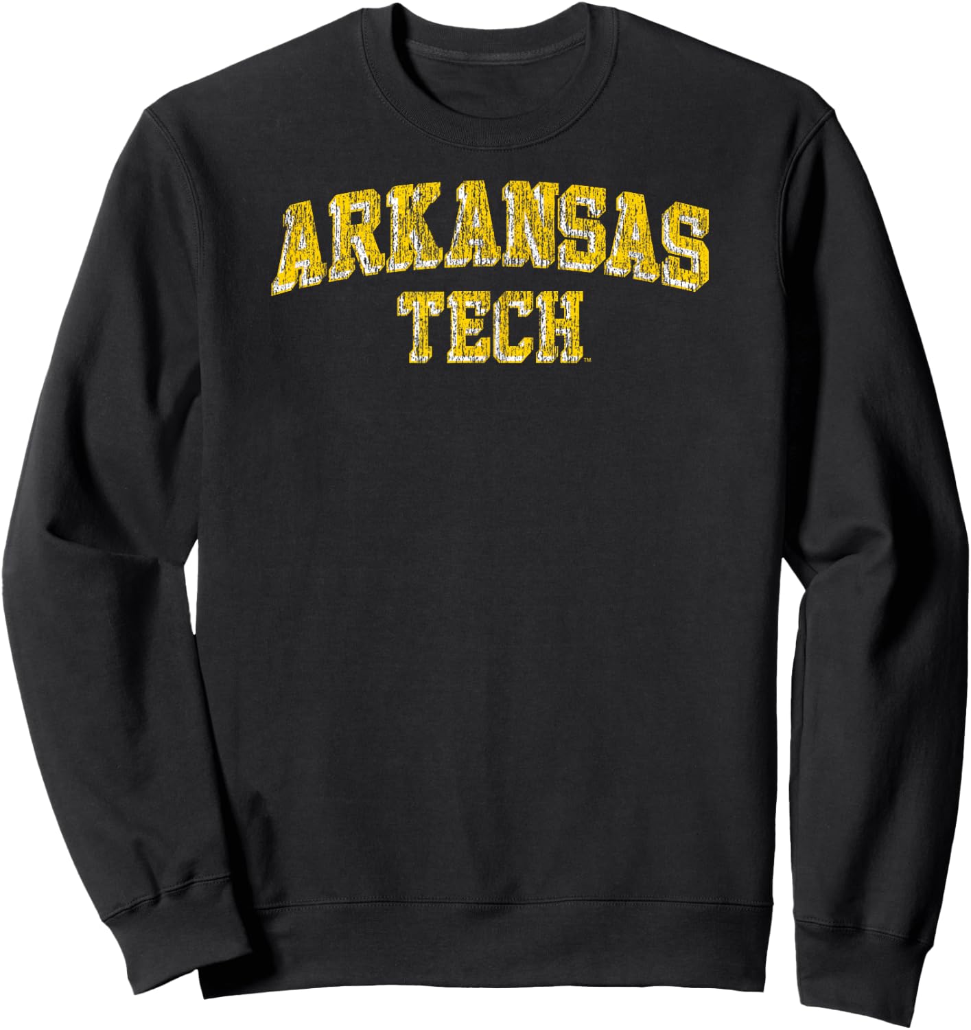 Arkansas Tech Wonder Boys Retro Arch Green Sweatshirt - Sweatshirt | Black