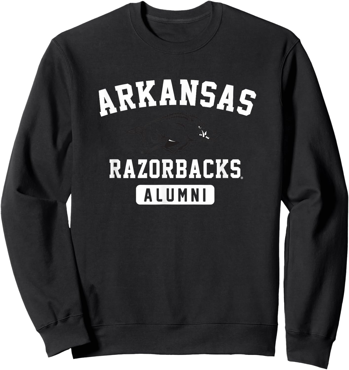 University of Arkansas Razorbacks Alumni Pill Sweatshirt - Sweatshirt | Black