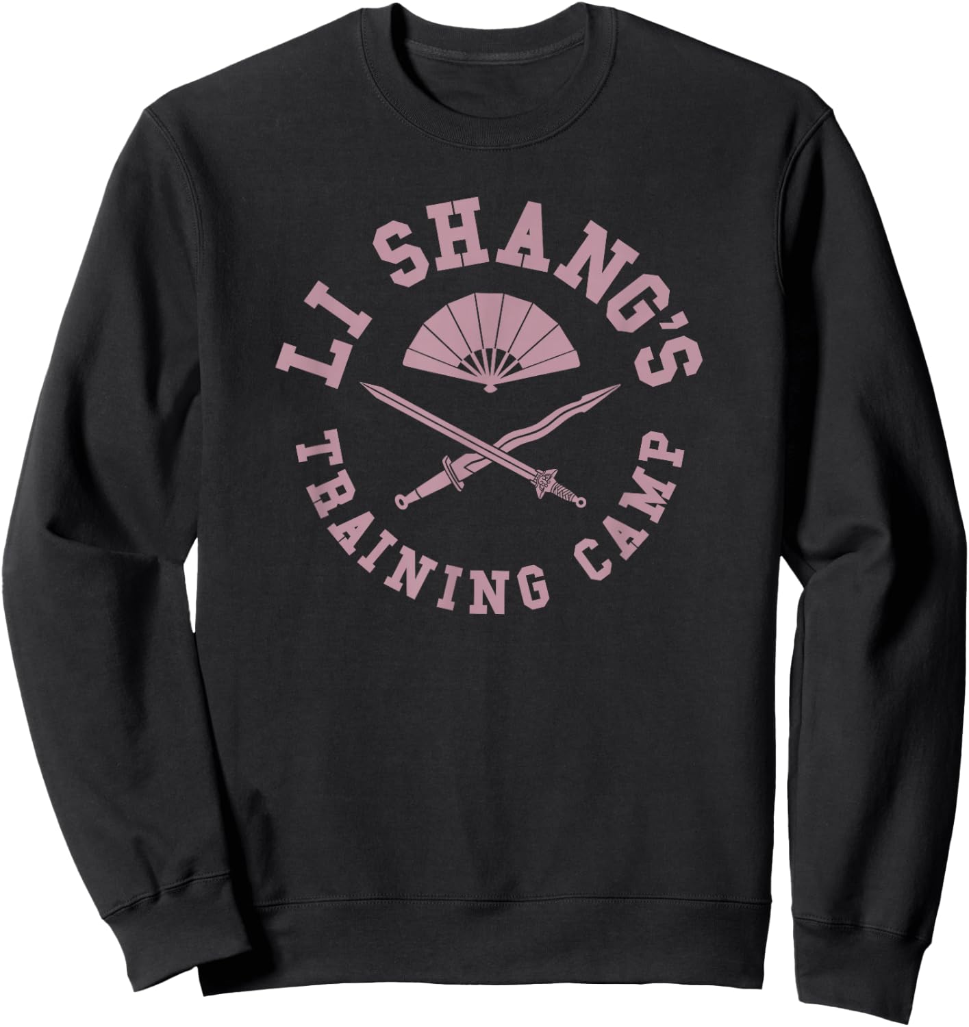 Disney Mulan Li Shang's Training Camp Sword Logo Sweatshirt - Sweatshirt | Black