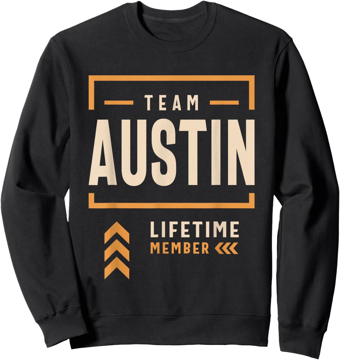 Austin Personalized Name Apparel Cld Adult Austin Black Small Classic Fit Short Sleeve Cotton Blend Team Austin Lifetime Member Man Myth Legend Sweatshirt - Sweatshirt | Black