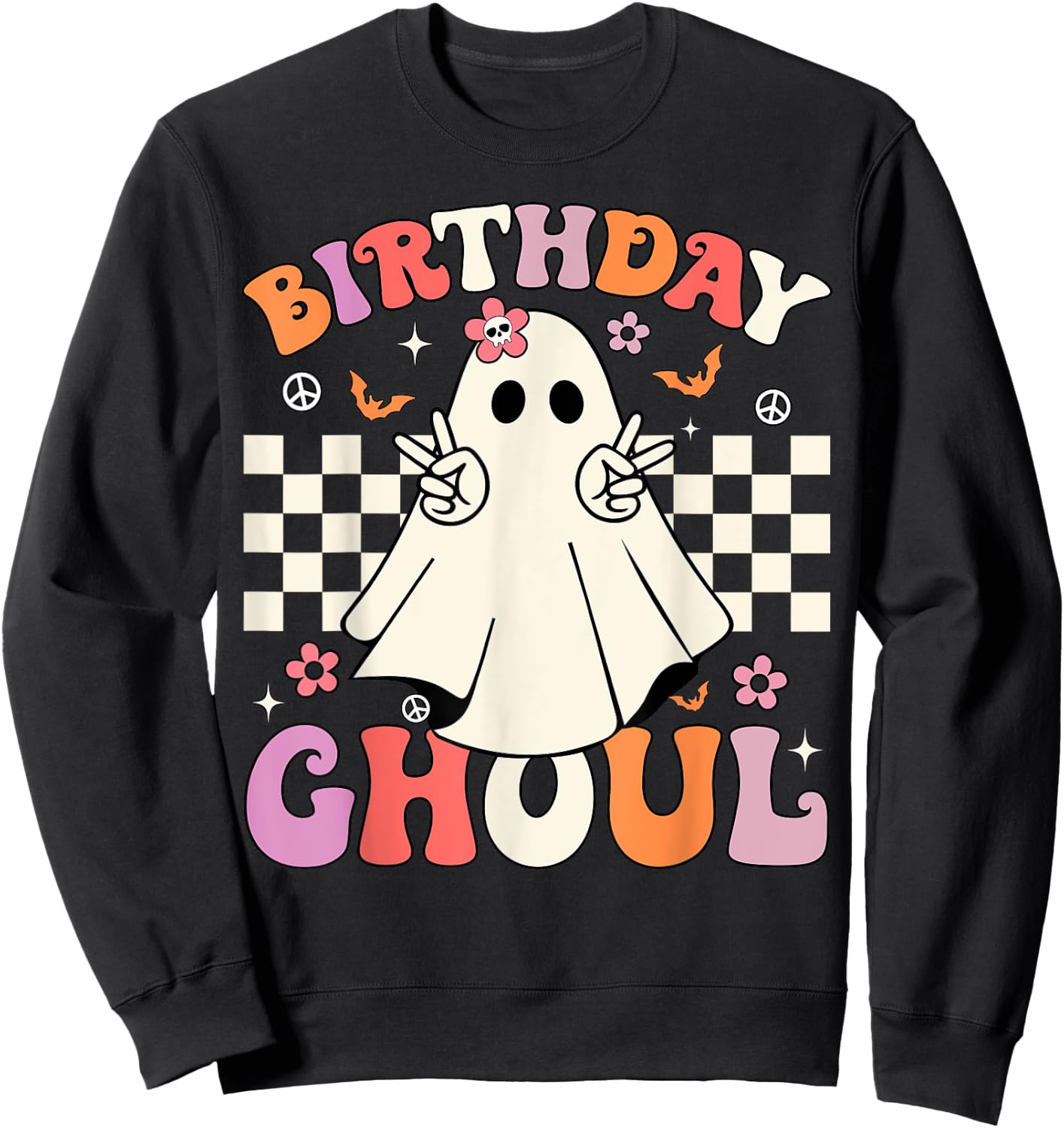Halloween Birthday Ghoul Party Anniversary Booday Women Girl Sweatshirt - Sweatshirt | Black
