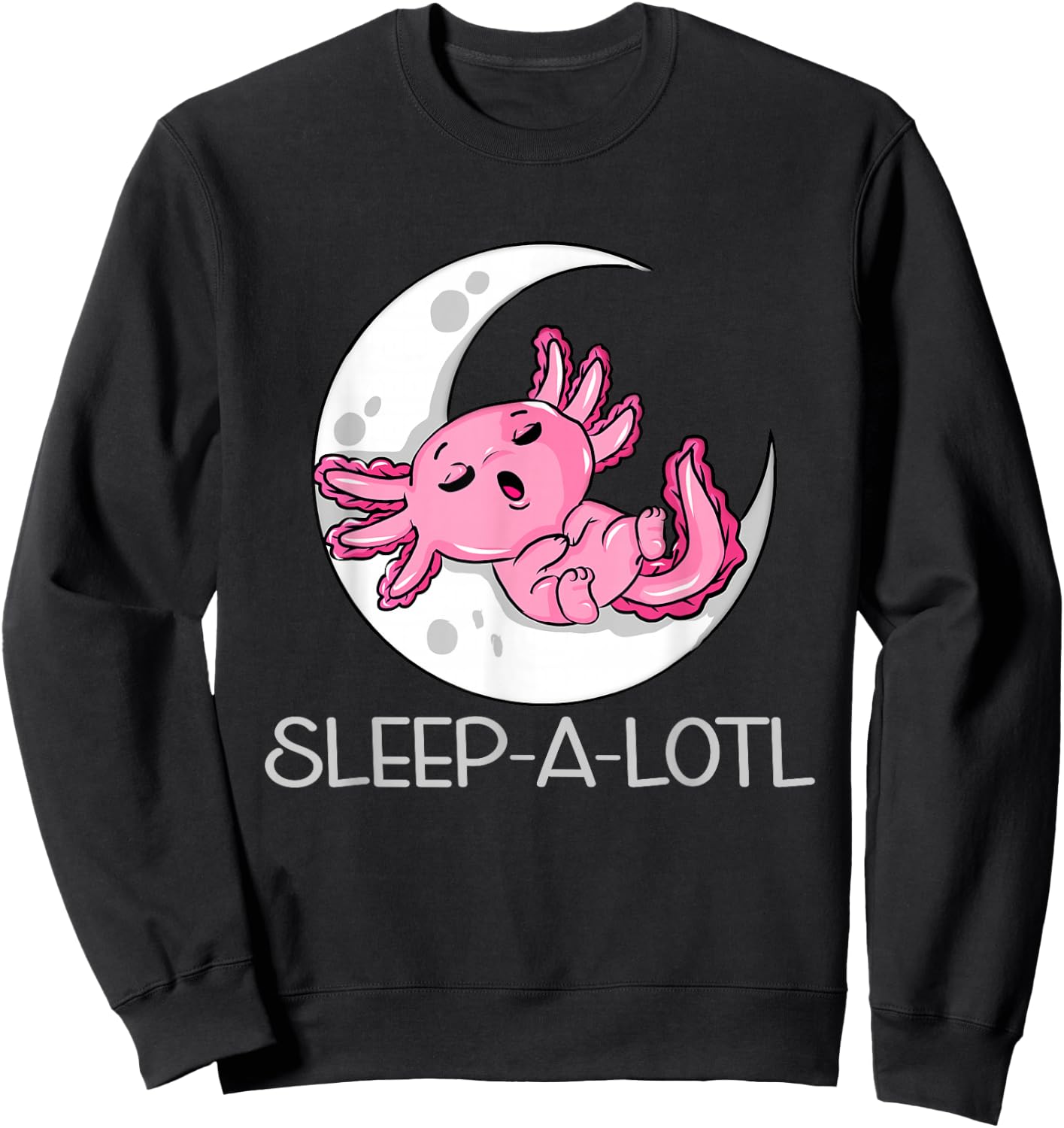 Sleep-A-LOTL Sleeping Axolotl Pyjamas Sweatshirt - Sweatshirt | Black