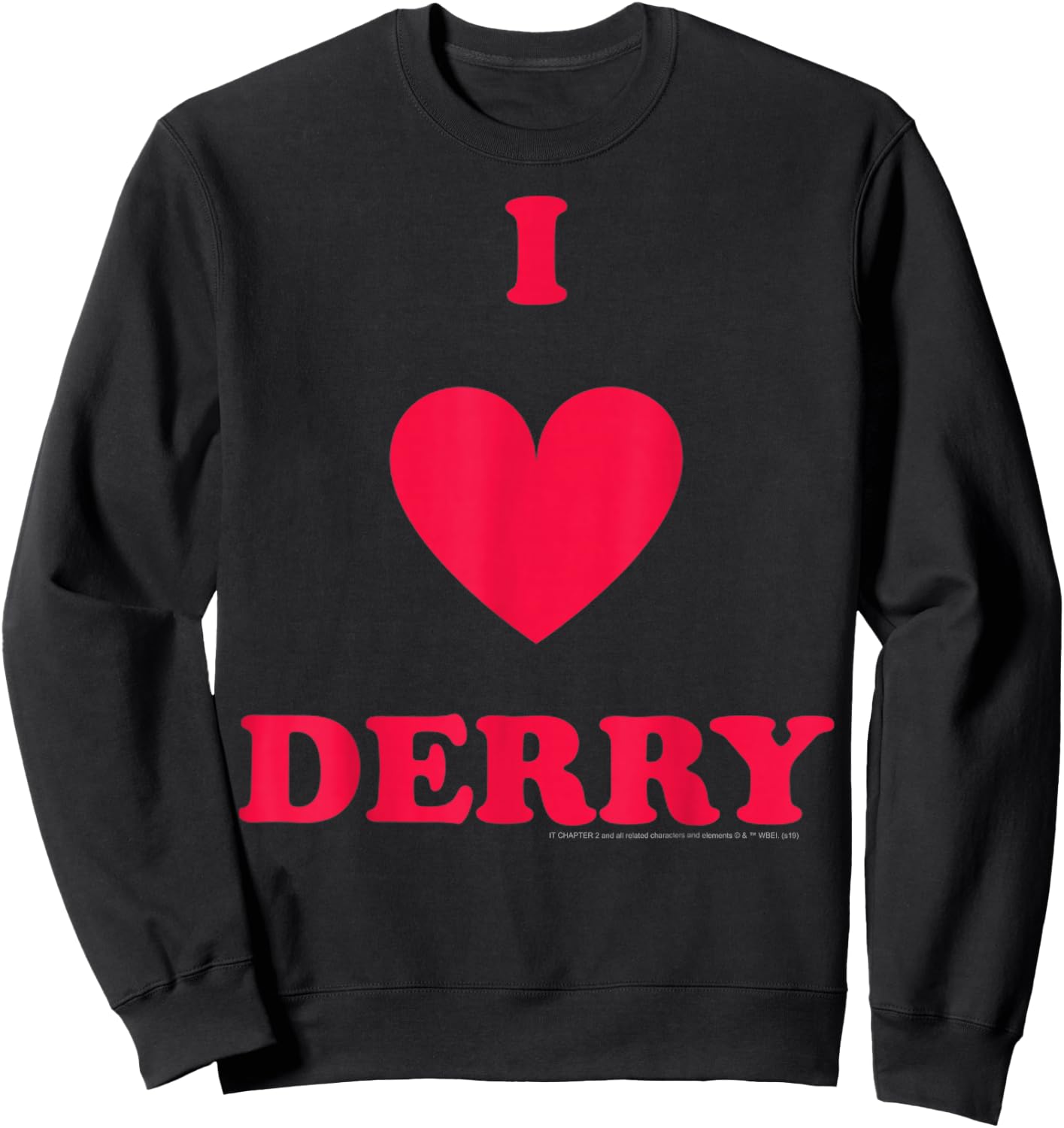 IT: Chapter Two I Love Derry Sweatshirt - Sweatshirt | Black