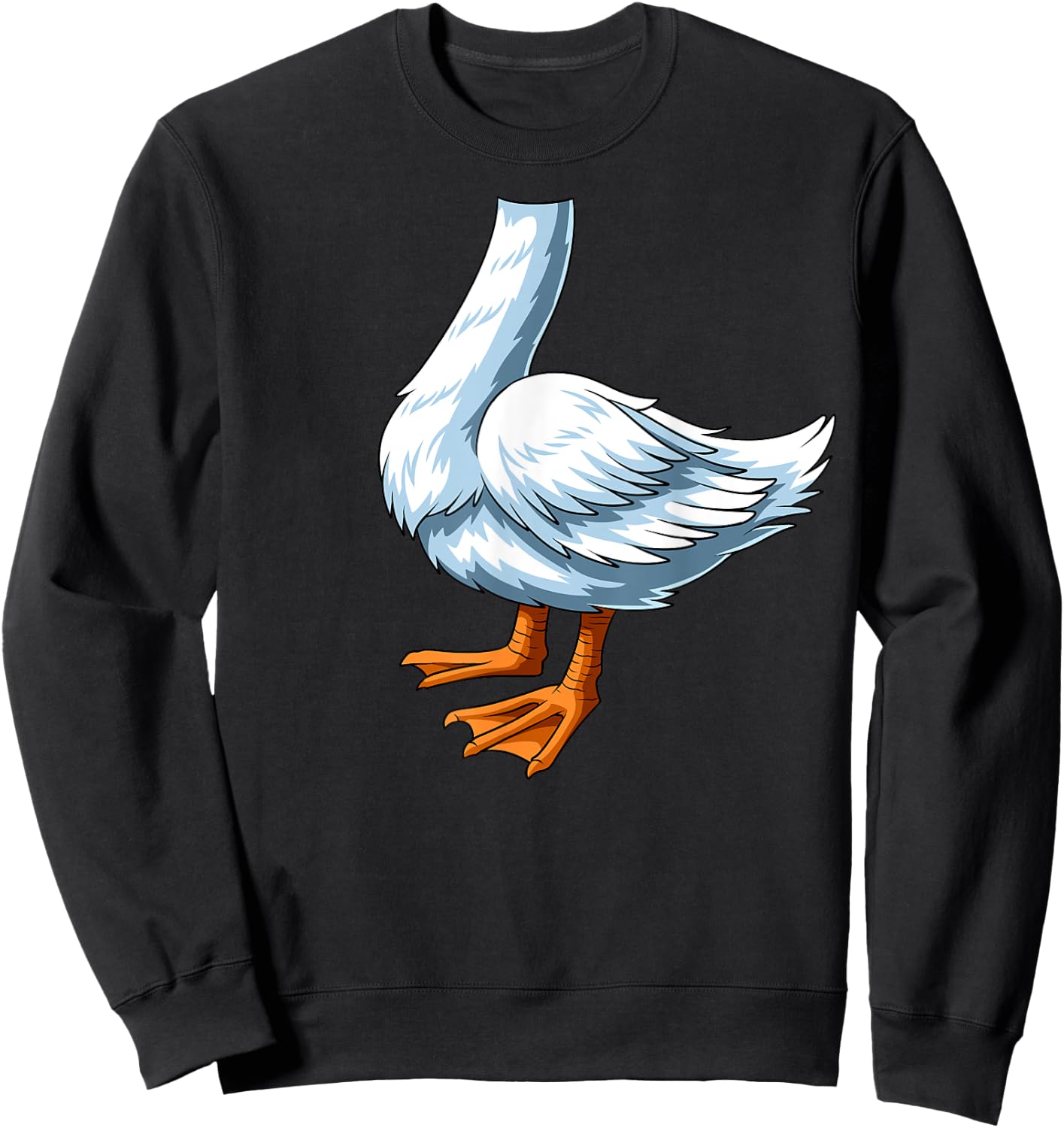 Easy Duck Costume Duck Body Headless Duck Costume Sweatshirt - Sweatshirt | Black