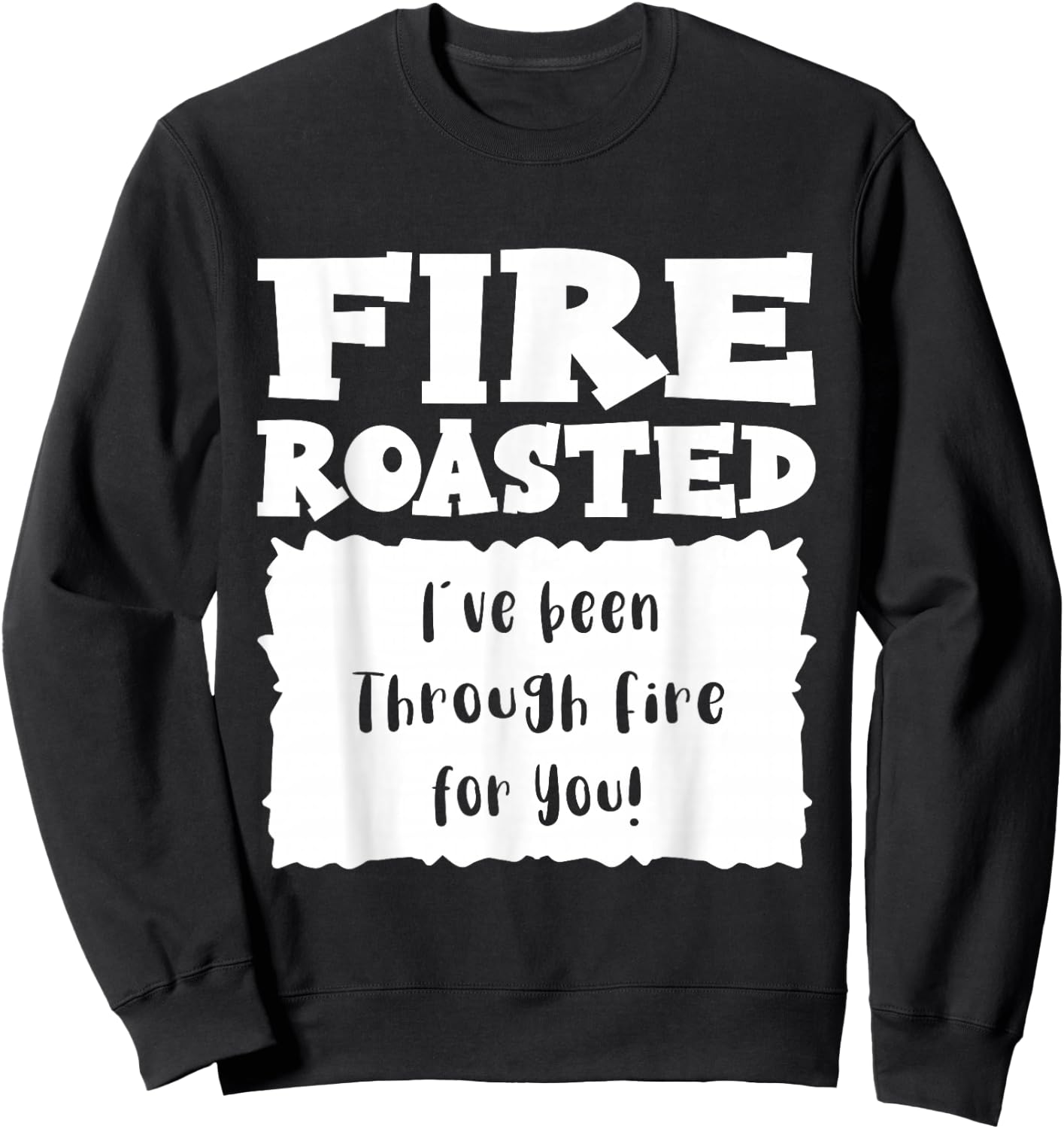 Funny Fire Roasted Packet Group Taco Costume Halloween Sweatshirt - Sweatshirt | Black