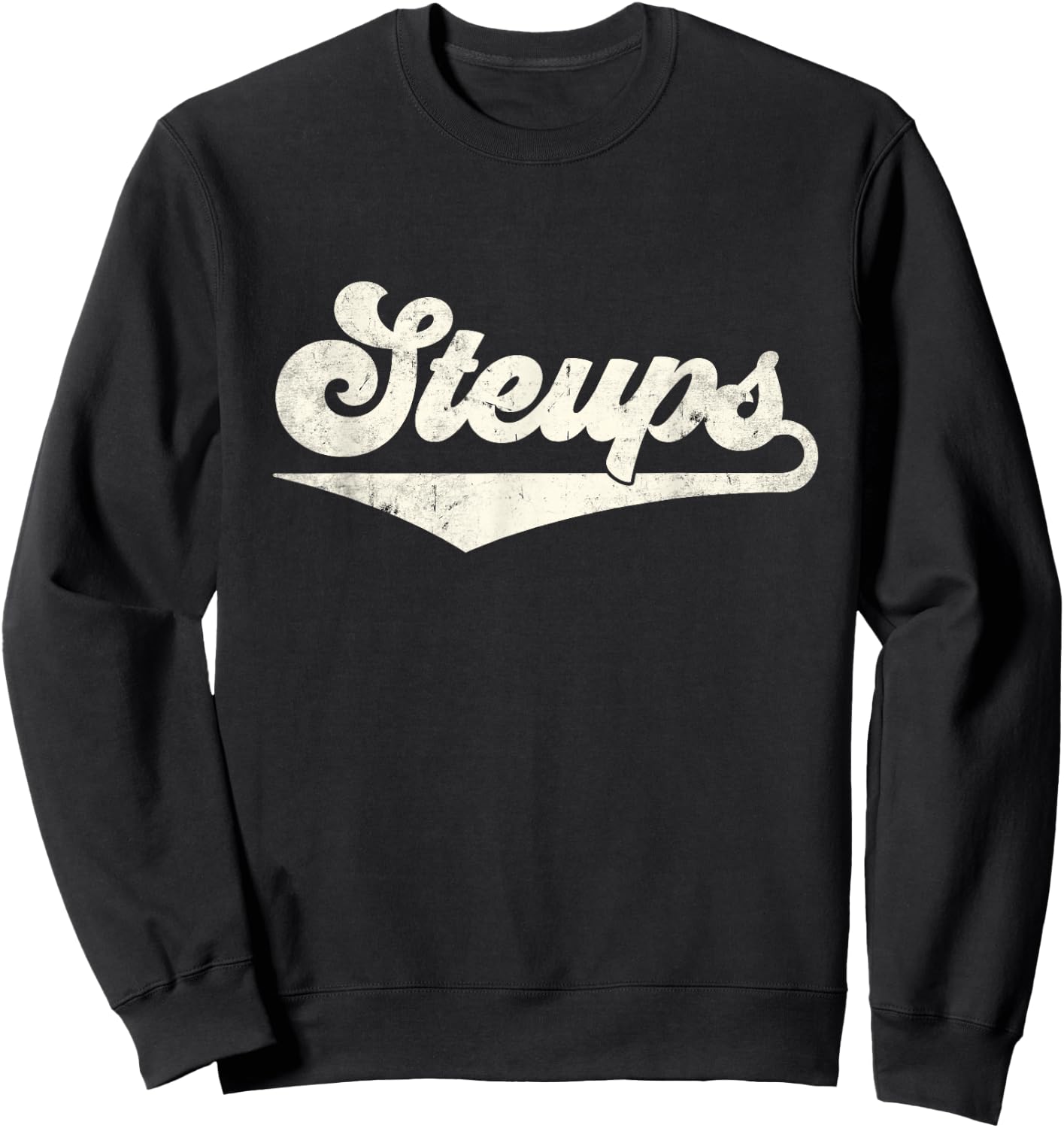 Steups Trinidad and Tobago Funny Pride Flag Retro style Sweatshirt - Sweatshirt | Black