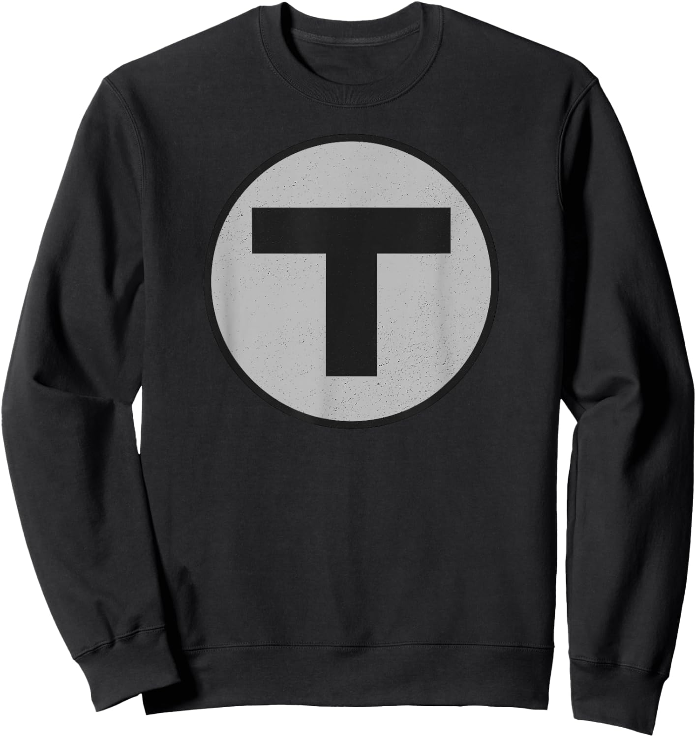 Boston T Vintage MBTA Train Sweatshirt - Sweatshirt | Black