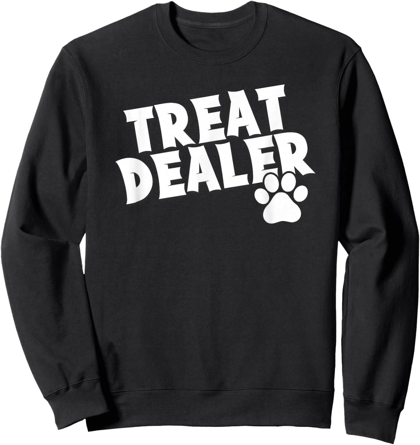 Delightfully Different World TREAT DEALER - -Adults & Kids - Black - Small - Short Sleeve - Classic Fit - Cotton 65%, Polyester 35% Sweatshirt - Sweatshirt | Black