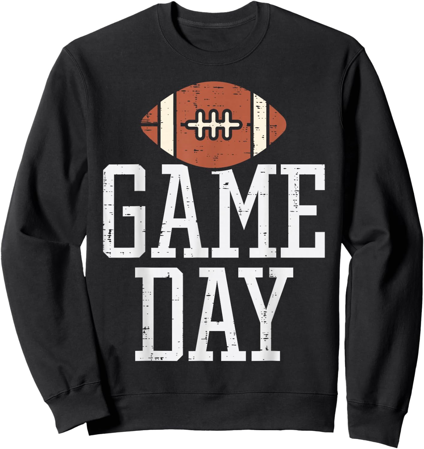 Game Day American Football Player Team Coach Men Women Boys Sweatshirt - Sweatshirt | Black