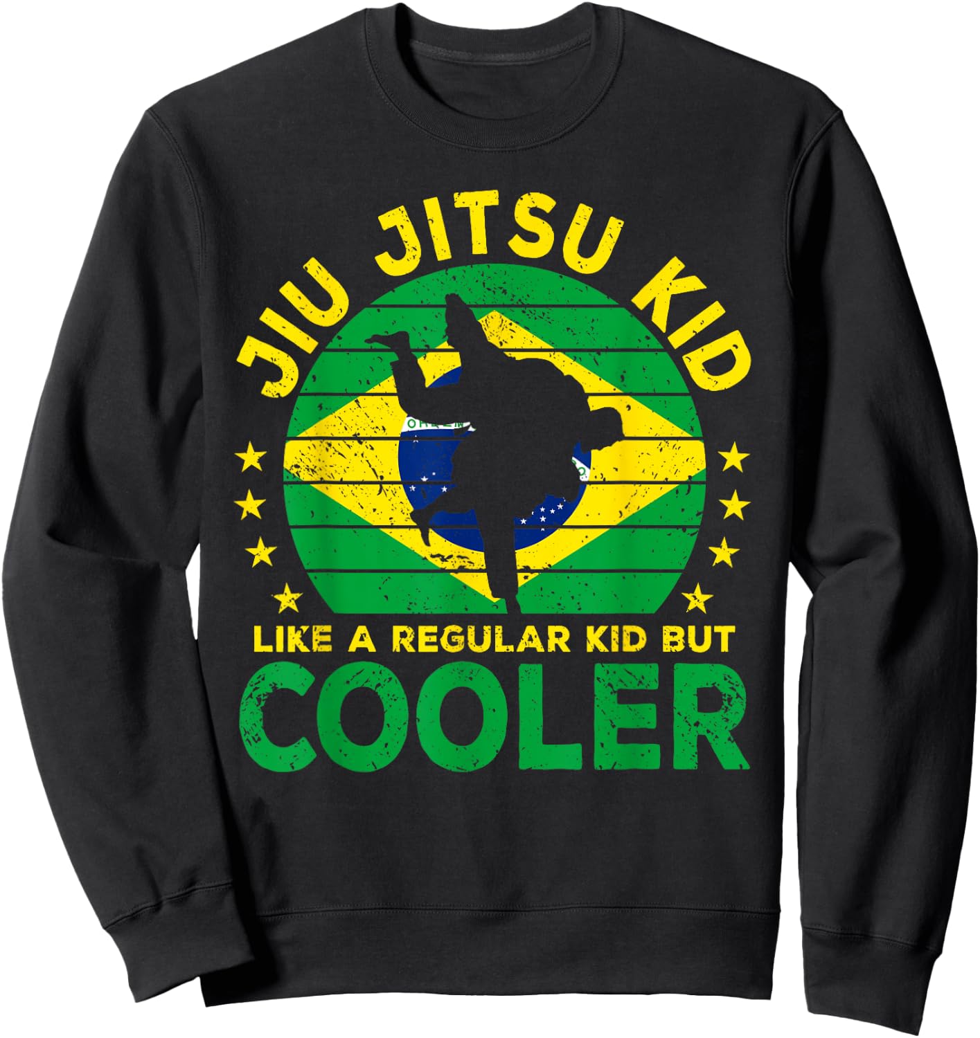 Jiu Jitsu Kid Martial Art Funny Brazilian Jiu-Jitsu Sweatshirt - Sweatshirt | Black