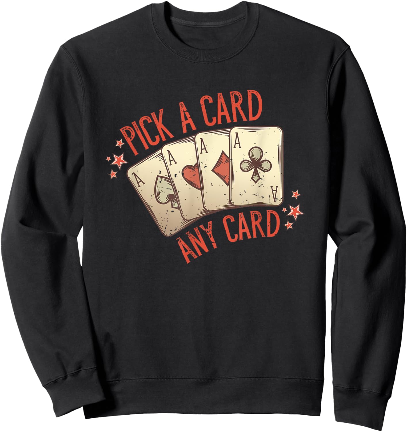 Cool Magician - Pick A Card - Funny Magic Gift Sweatshirt - Sweatshirt | Black