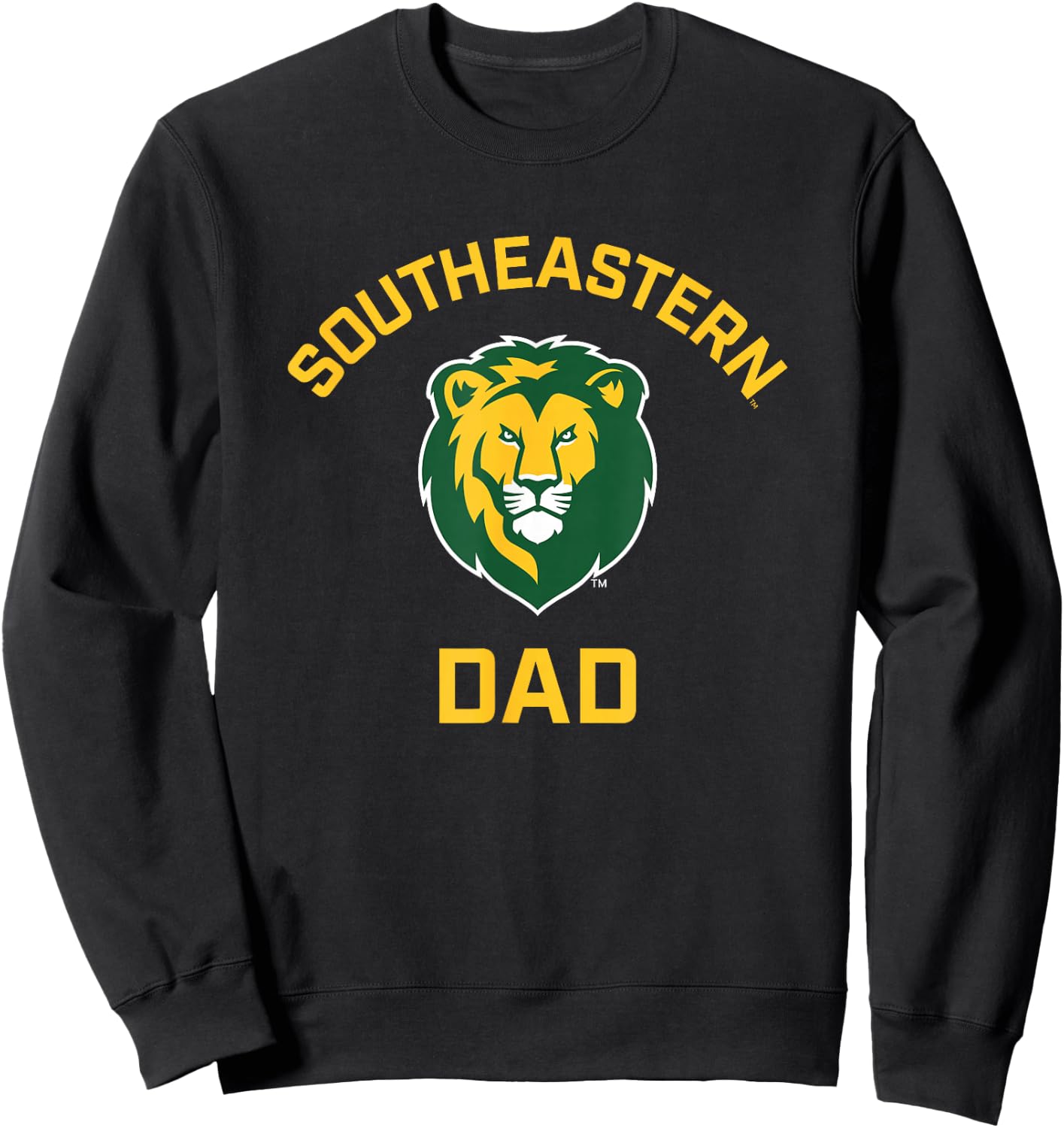 Southeastern Louisiana University Lions Arched Dad Sweatshirt - Sweatshirt | Black