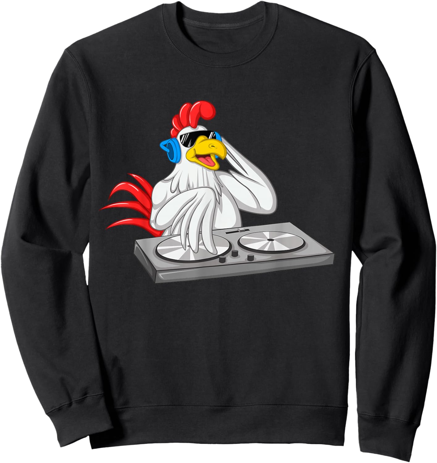 Funny DJ Art Men Women Music Producer Disc Jockey Lover DJ Sweatshirt - Sweatshirt | Black