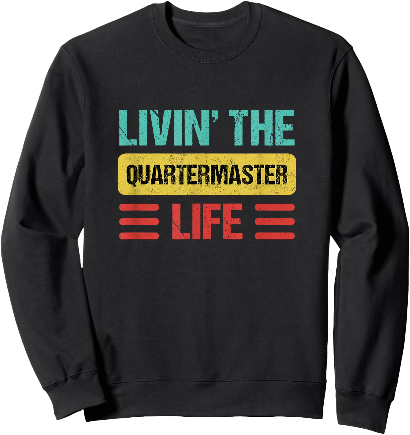 Quartermaster -Adults , Black, Small Sweatshirt - Sweatshirt | Black