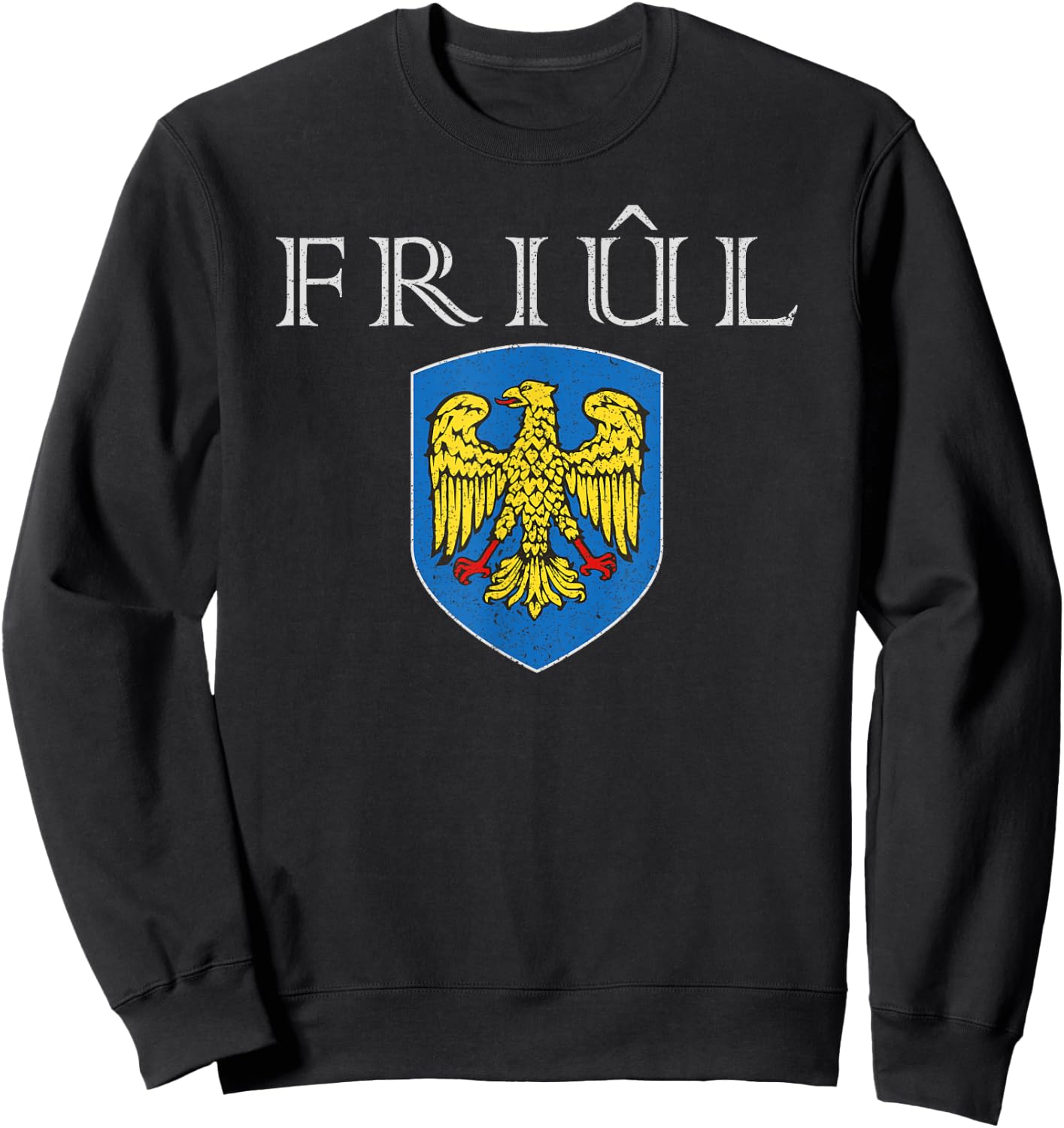 Friuli Italian region historical tourist souvenir ethnic Sweatshirt - Sweatshirt | Black