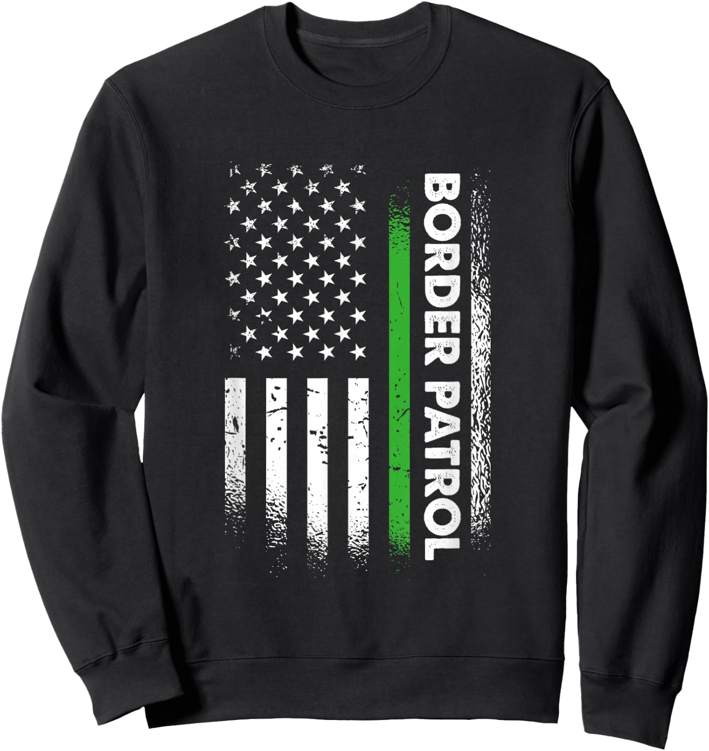 American Border Patrol Agent Sweatshirt - Sweatshirt | Black