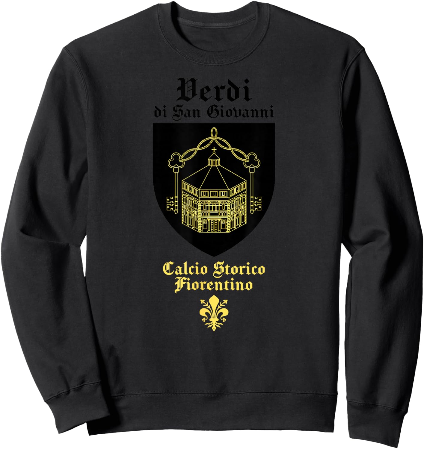 historic Florentine football - Fútbol histórico florentino Sweatshirt - Sweatshirt | Black