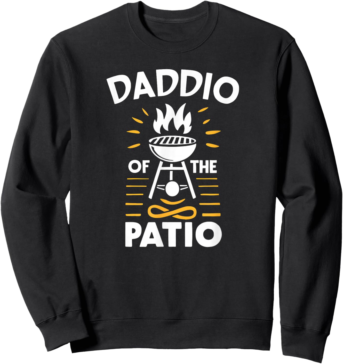 Grilling Funny Dad BBQ Party Smoker Pork Grill Master BBQ Sweatshirt - Sweatshirt | Black