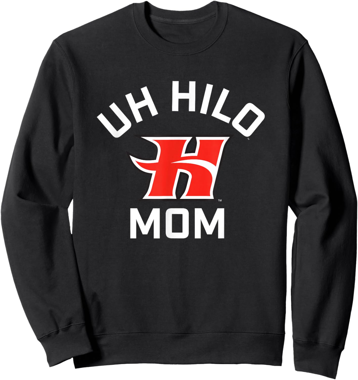 University of Hawaii at Hilo Vulcans Hilo Mom Sweatshirt - Sweatshirt | Black