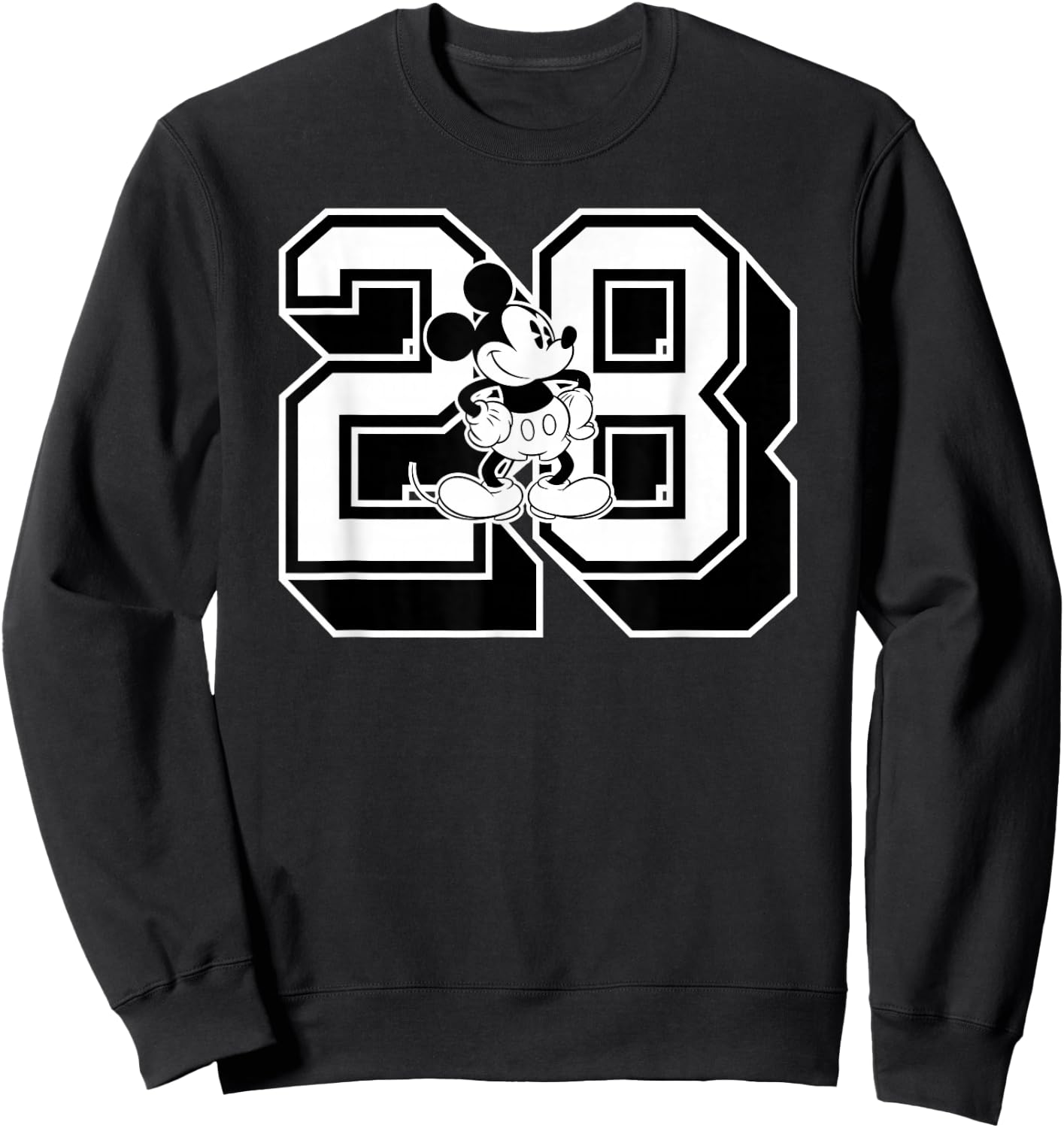 Mickey Mouse #28 Sweatshirt - Sweatshirt | Black
