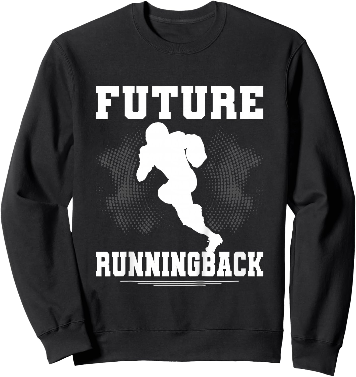Kids Football Future Runningback Toddler Team Position Sweatshirt - Sweatshirt | Black