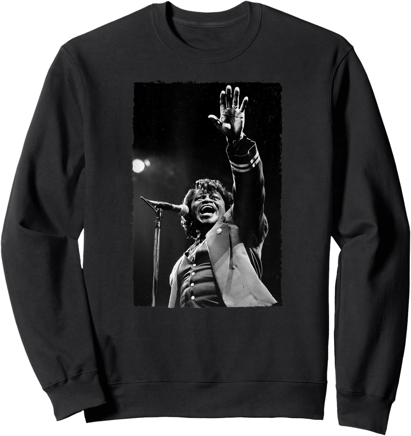 James Brown Live Wembley By Stephen Wright Sweatshirt - Sweatshirt | Black
