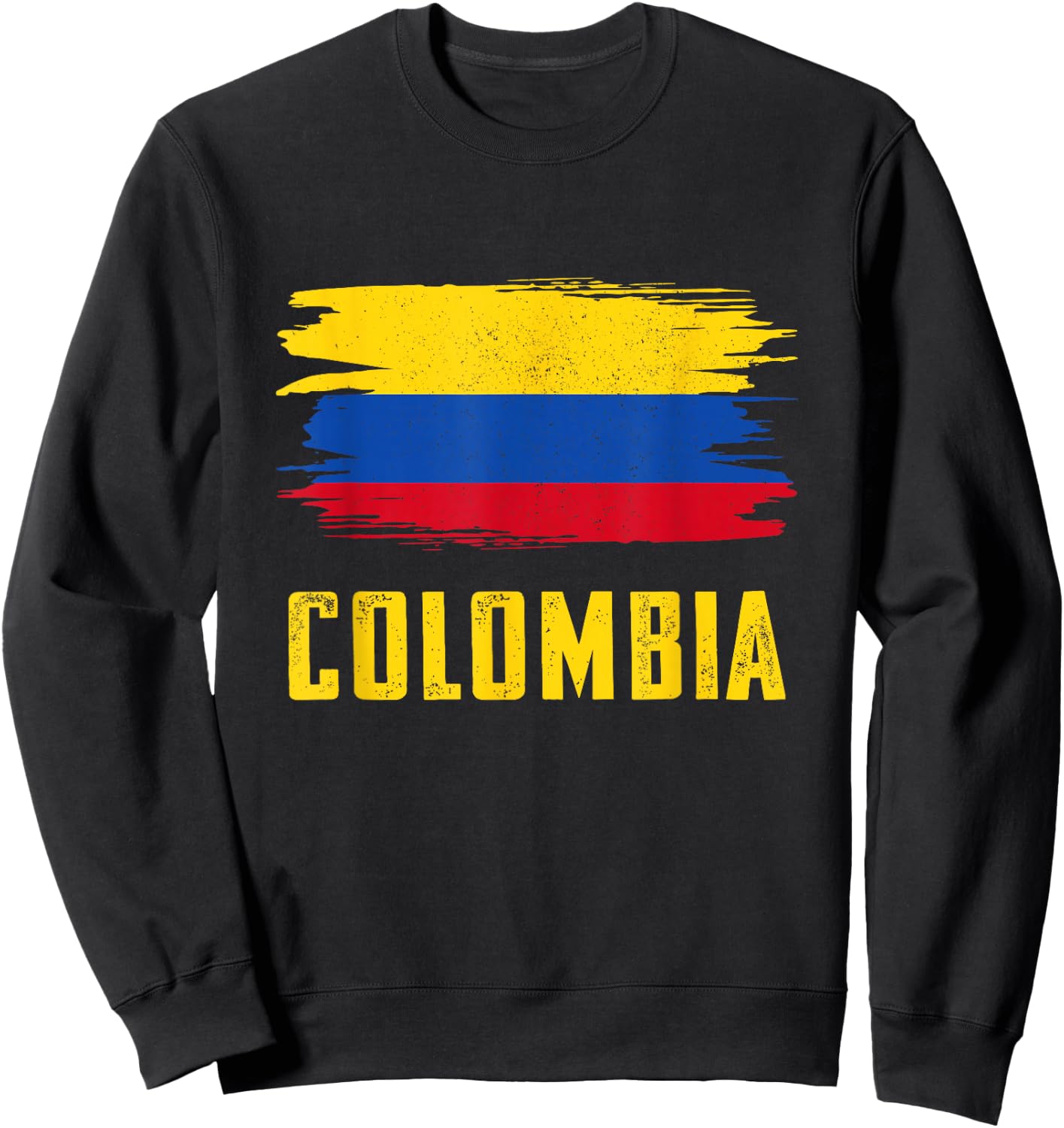 Colombia Columbian Flag Colombia Sweatshirt - Sweatshirt | Black