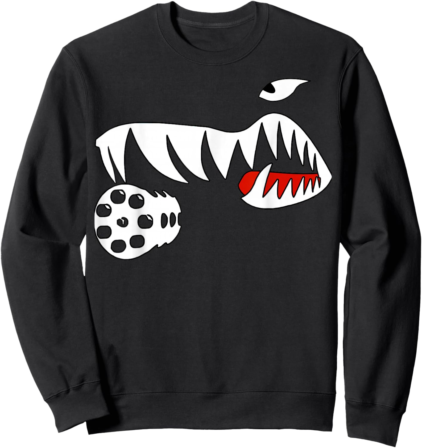 A-10 Hog Warthog Fighter Jet BRRRT for USAF Pilot, Vet, Crew Sweatshirt - Sweatshirt | Black