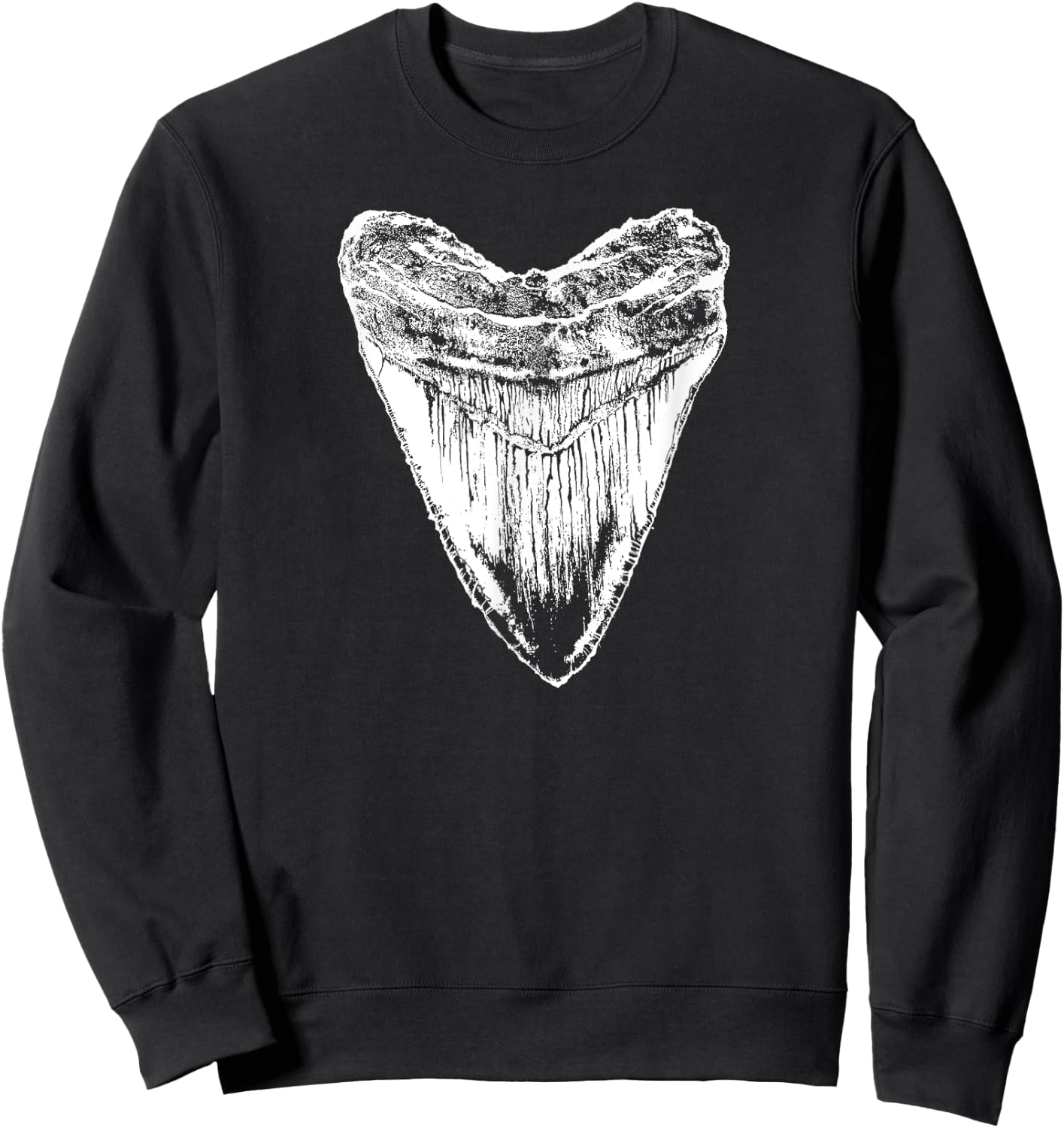 Fossil hunters Megalodon tooth Sweatshirt - Sweatshirt | Black