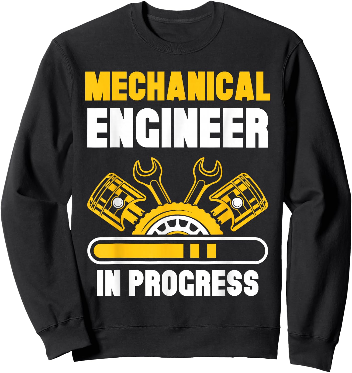 Mechanical Engineer In Progress Engineering Student Study Sweatshirt - Sweatshirt | Black