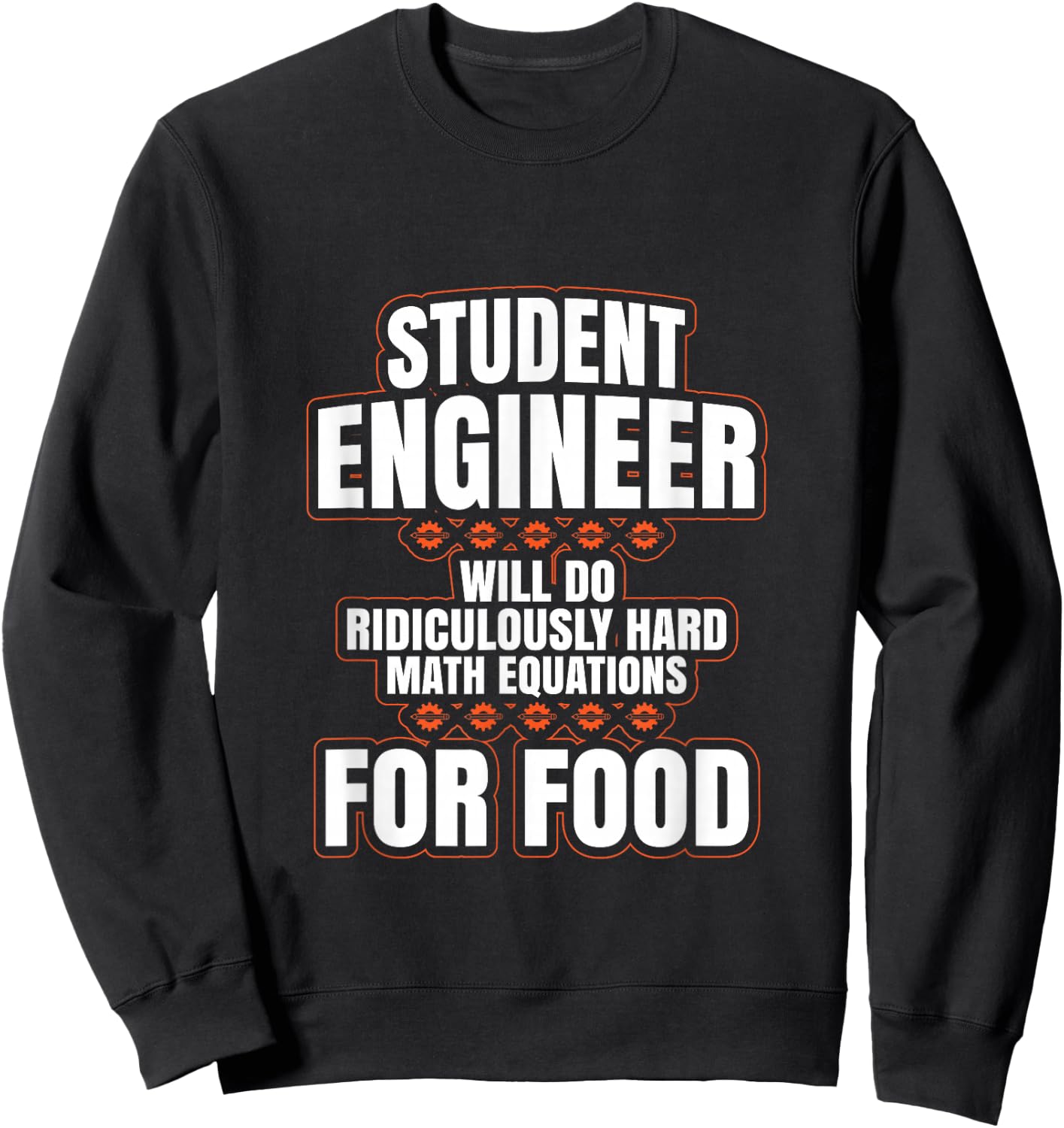 Funny Engineer Gifts Engineering College Student Gift Ideas Small Sweatshirt - Sweatshirt | Black