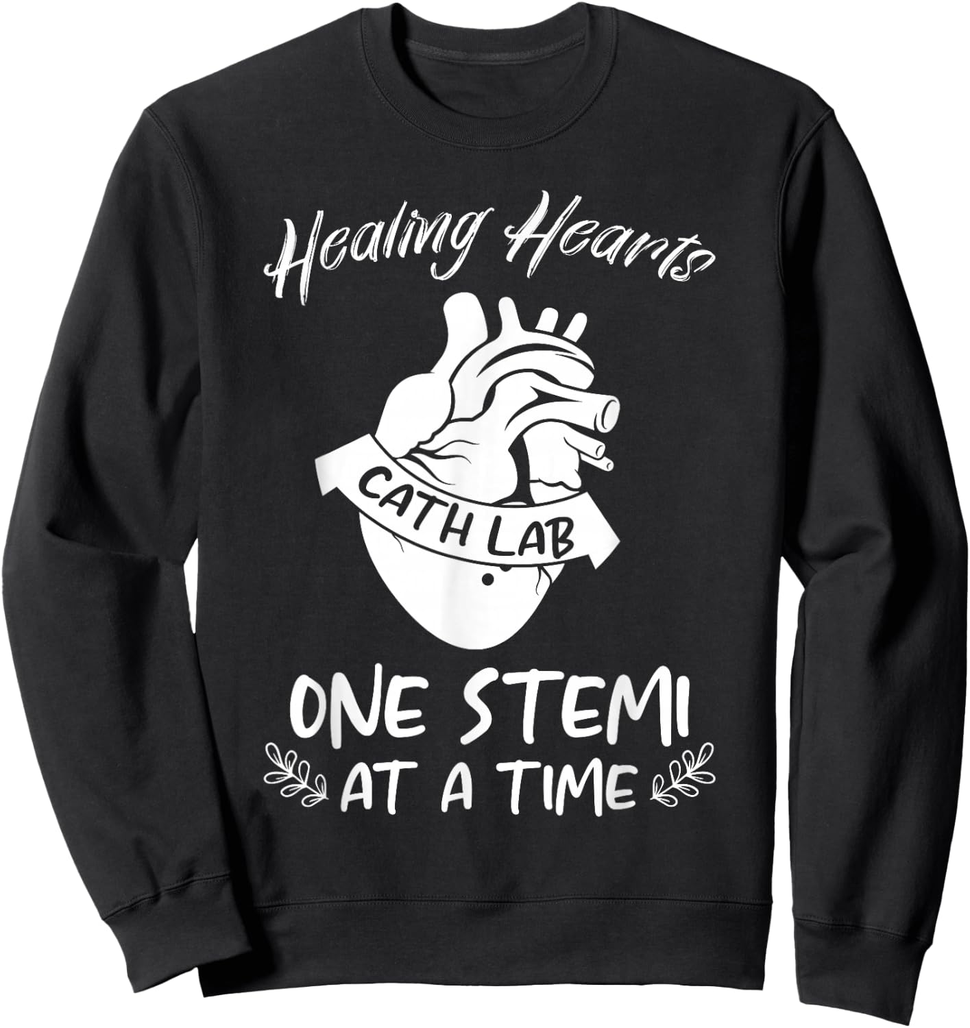Cath Lab Nursing Catheter Laboratory Nurse Sweatshirt - Sweatshirt | Black
