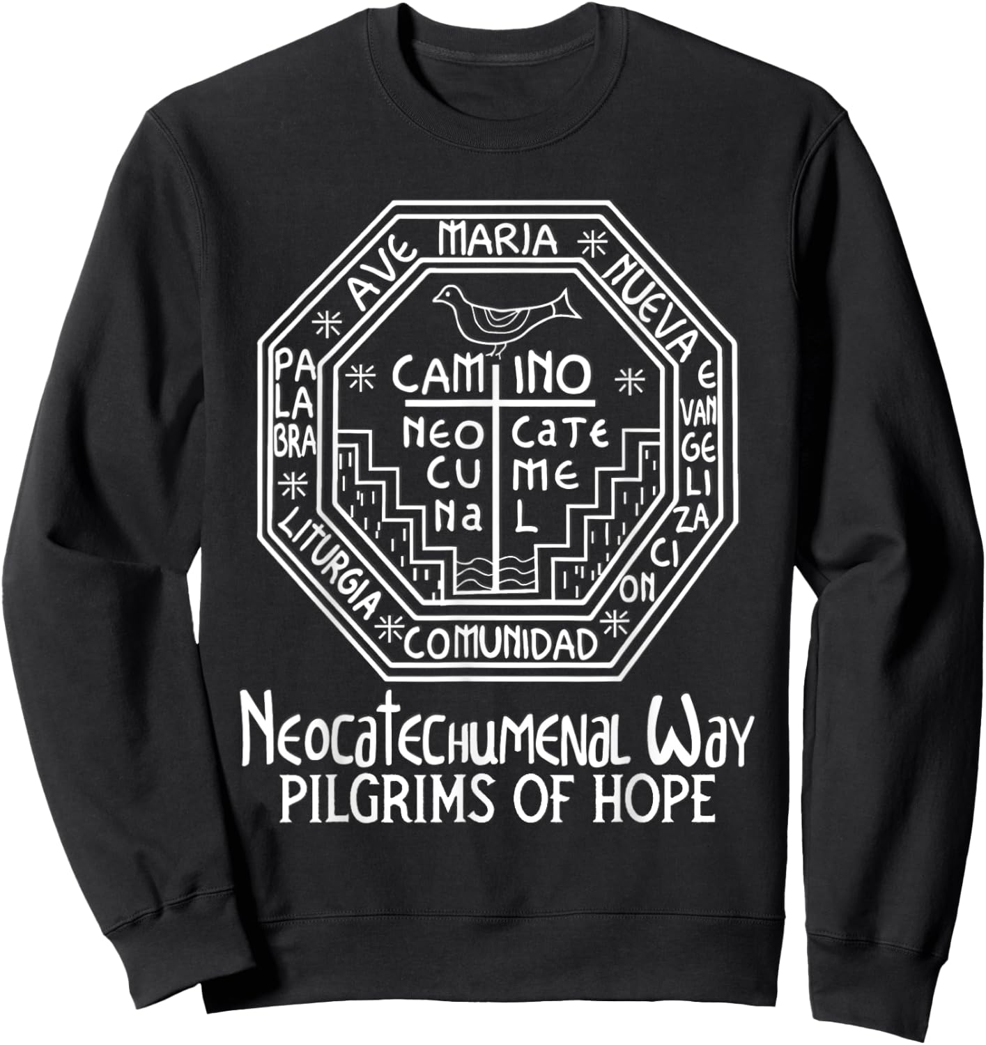 Neocatechumenal Way NCW Modern Catholic Sweatshirt - Sweatshirt | Black