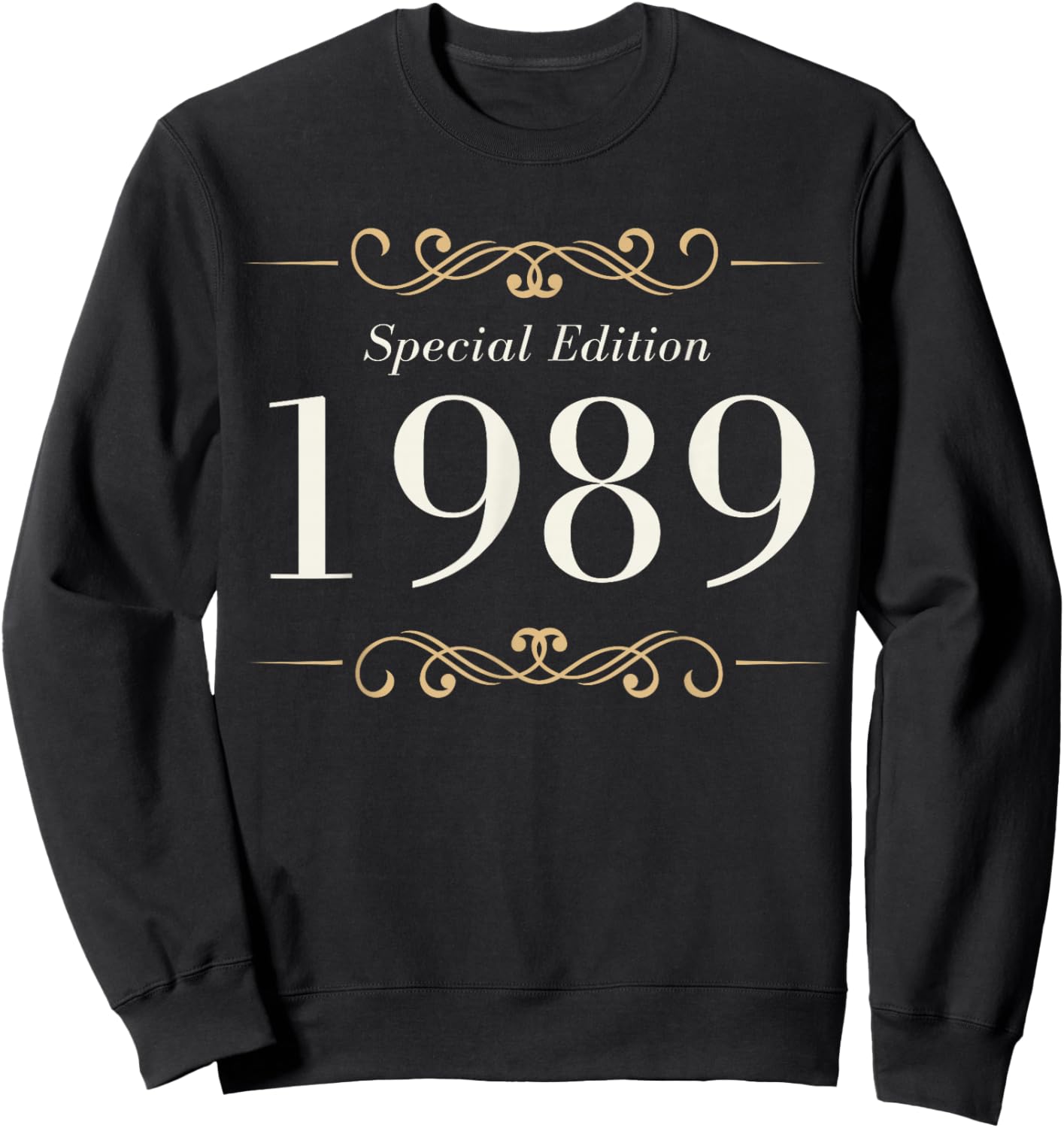 Year Of Birth 1989 Birthday Design Vintage Born In 1989 Sweatshirt - Sweatshirt | Black