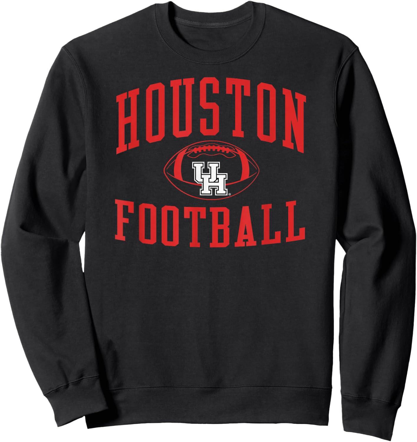 Houston Cougars Football Sack Officially Licensed Sweatshirt - Sweatshirt | Black