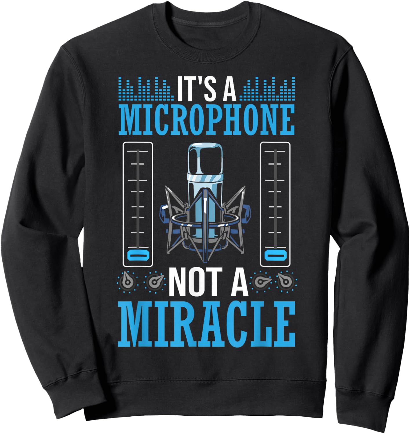 Recording Engineer Audio Church Sound Tech Church Sound Guy Sweatshirt - Sweatshirt | Black