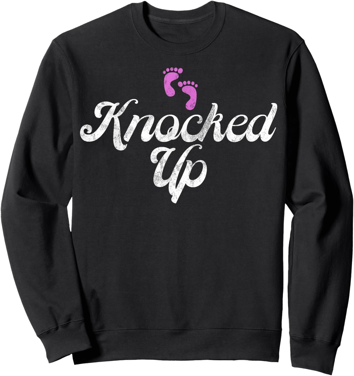 Knocked Up Baby Shower Sweatshirt - Sweatshirt | Black