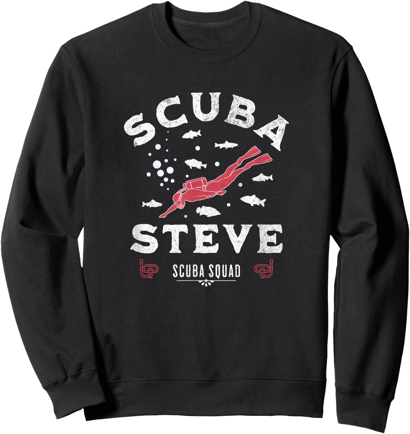 Scuba Steve's Scuba Squad Sweatshirt - Sweatshirt | Black