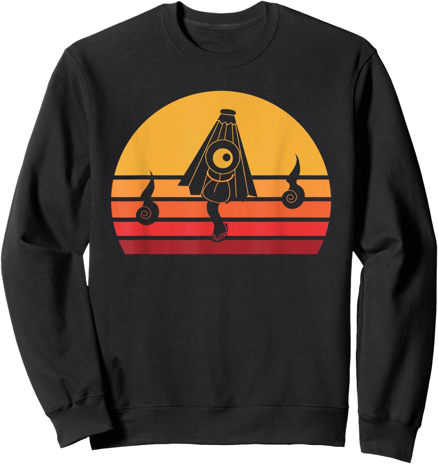 Yokai Umbrella Karakasa Japanese Ghost Sweatshirt - Sweatshirt | Black