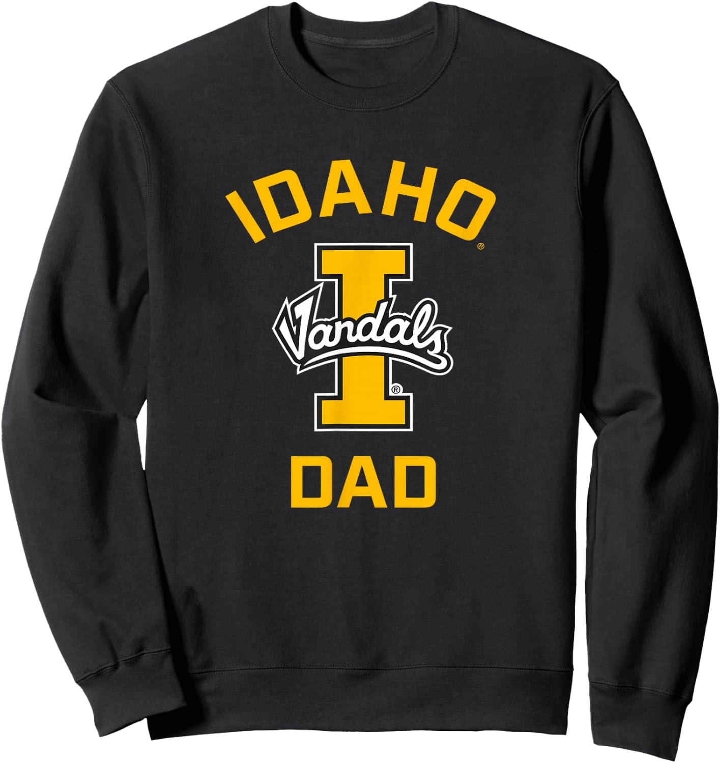 University of Idaho Vandals Arched Dad Sweatshirt - Sweatshirt | Black