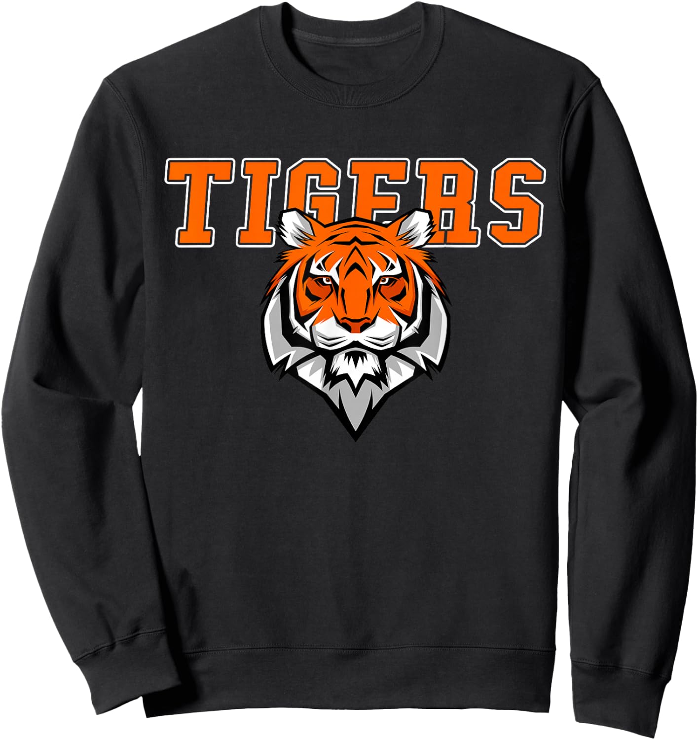 Tigers Volleyball Team - Tiger Mascot Sport Gift Sweatshirt - Sweatshirt | Black