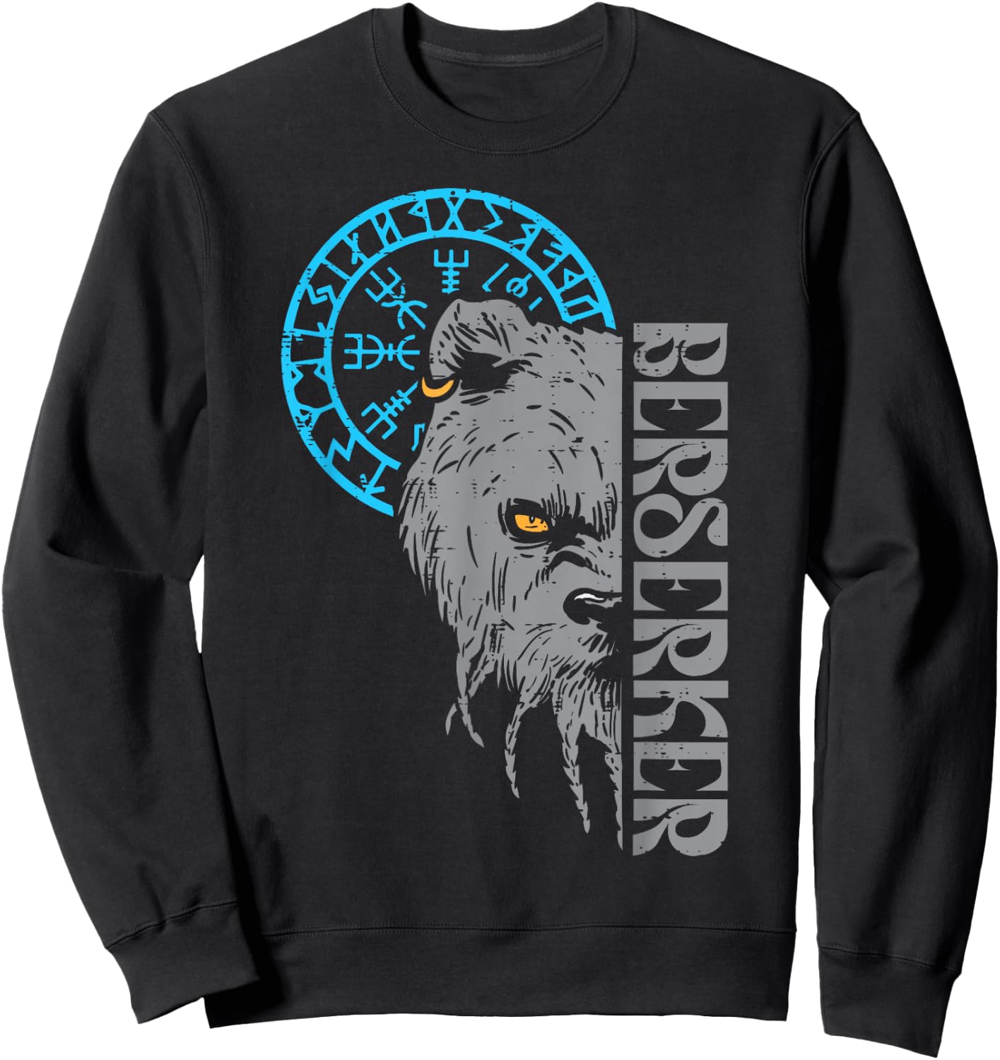 Viking Bear Berserker Norse Mythology Men Boys Kids Women Sweatshirt - Sweatshirt | Black