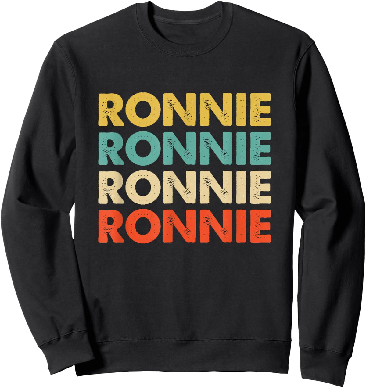 Ronnie Name Sweatshirt - Sweatshirt | Black