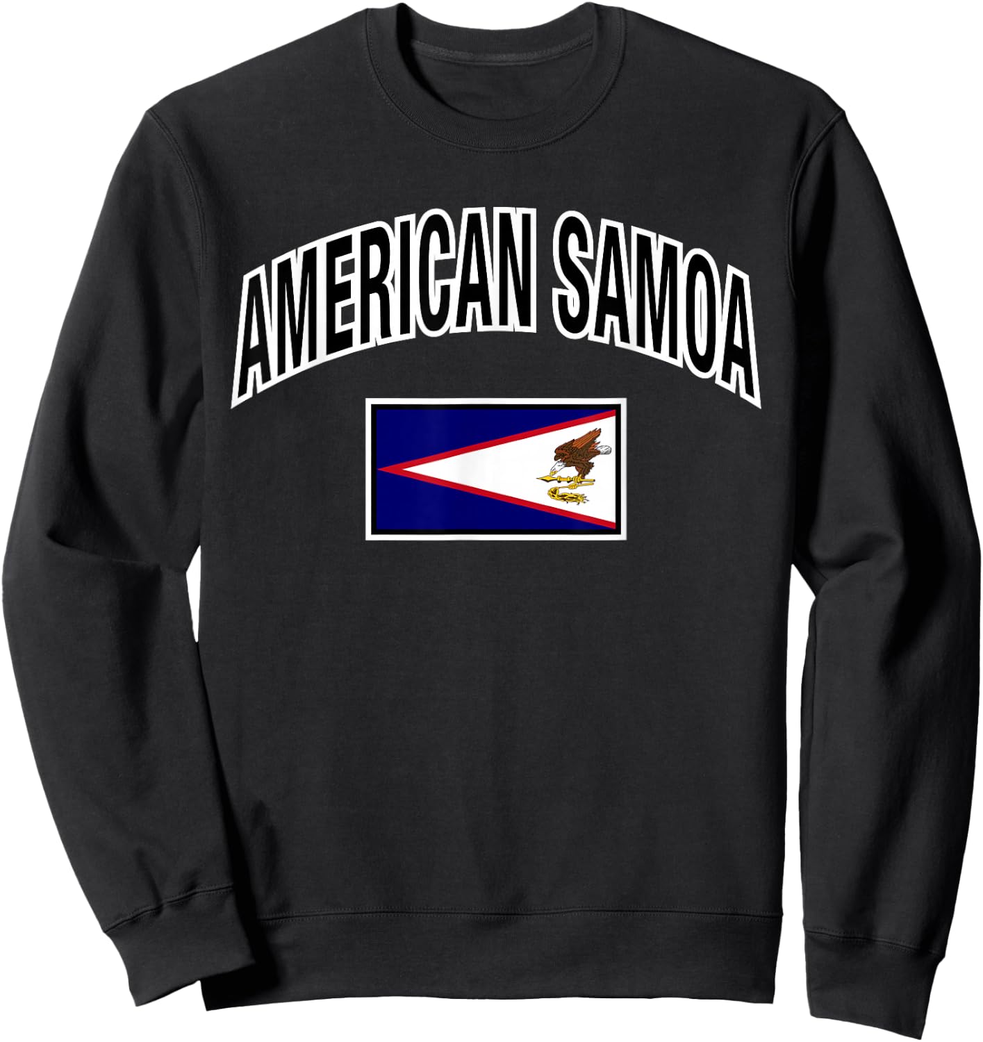 American Samoa Flag Proud American Samoan Sweatshirt - Sweatshirt | Black