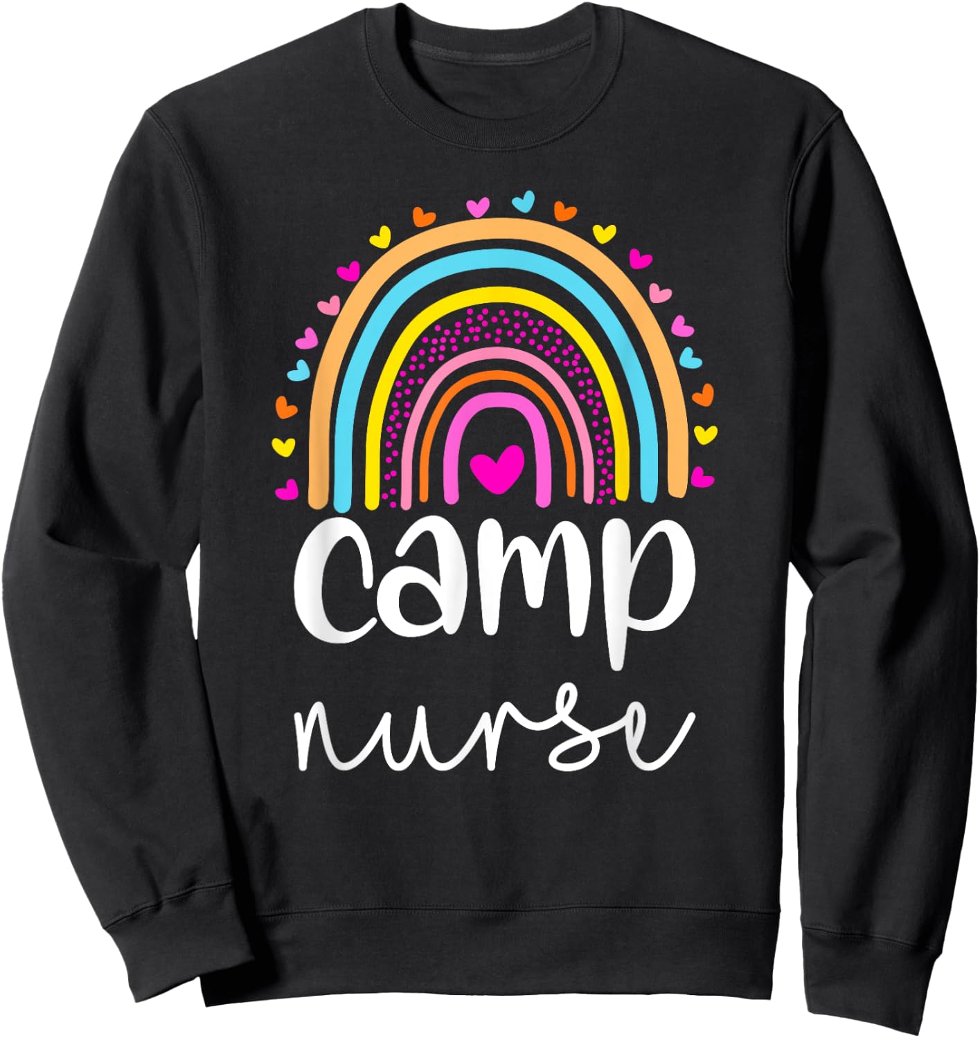 Camp Nurse Camp Nurse Nurses Day Sweatshirt - Sweatshirt | Black