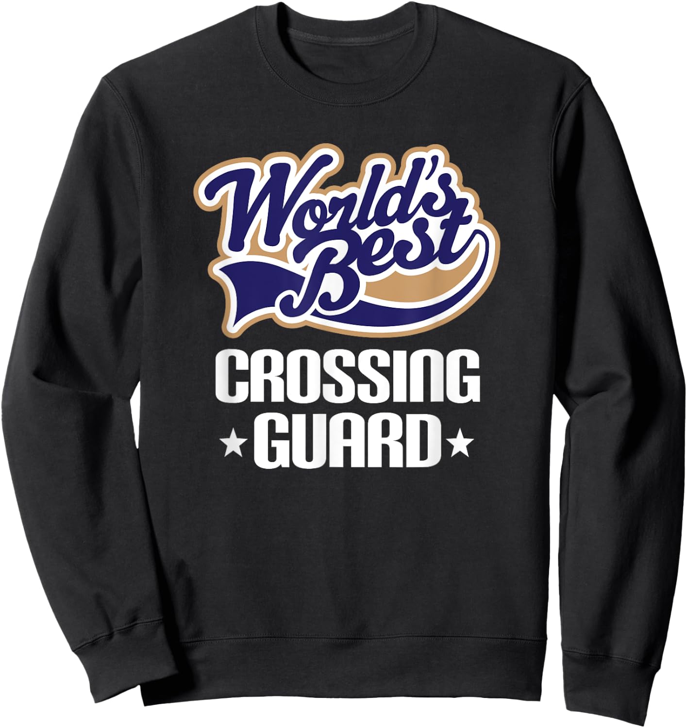 Crossing Guard Appreciation Gift Sweatshirt - Sweatshirt | Black